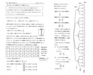 あなたは何番目にくじを引きたいですか 数学科 東京女子学園中学校 高等学校